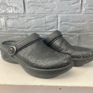 DANSKO BUCKLE SLIP ON CLOGS